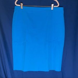 J. Crew No. 2 Pencil Skirt blue - 14